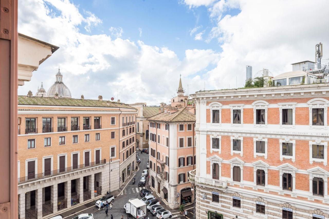 Ferienwohnung Cozy Wooden Apt In Piazza Navona Rom Exterior foto